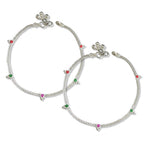 Load image into Gallery viewer, Taraash 925 sterling silver fancy chain anklets for women - Taraash