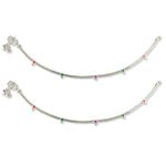 Load image into Gallery viewer, Taraash 925 sterling silver fancy chain anklets for women - Taraash
