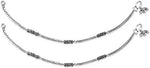 Load image into Gallery viewer, Taraash 925 Sterling Silver Fancy Vintage Single Line Anklet - Taraash