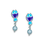 Load image into Gallery viewer, Taraash 925 Sterling Silver Fish Enamel Earring For Kids - Taraash