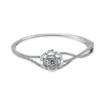 Load image into Gallery viewer, Taraash 925 Sterling Silver Floral Bangle For Women - Taraash