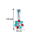 Load image into Gallery viewer, Taraash 925 Sterling Silver Floral colorful Pendant Set For Kids - Taraash