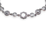 Load image into Gallery viewer, Taraash 925 Sterling Silver Floral CZ Bracelet For Women - Taraash