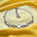 Load image into Gallery viewer, Taraash 925 Sterling Silver Floral CZ Bracelet For Women - Taraash