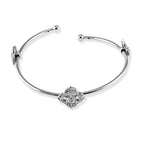 Load image into Gallery viewer, Taraash 925 Sterling Silver Floral CZ Kada Bangle For Women - Taraash