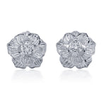 Load image into Gallery viewer, Taraash 925 Sterling Silver Floral Design Stud Earrings For Women - Taraash
