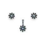 Load image into Gallery viewer, Taraash 925 Sterling Silver Floral Pendant Set For Women - Taraash