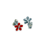Load image into Gallery viewer, Taraash 925 Sterling Silver Floral Stud Earrings For Kids - Taraash