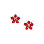 Load image into Gallery viewer, Taraash 925 Sterling Silver Floral Stud Earrings For Kids - Taraash