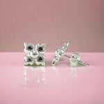 Load image into Gallery viewer, Taraash 925 Sterling Silver Floral Stud Earrings For Women - Taraash