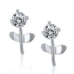 Load image into Gallery viewer, Taraash 925 Sterling Silver Floral Stud Earrings For Women - Taraash
