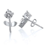 Load image into Gallery viewer, Taraash 925 Sterling Silver Floral Stud Earrings For Women - Taraash