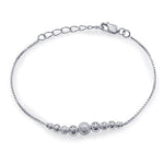 Load image into Gallery viewer, Taraash 925 Sterling Silver Frosted Silver Balls Bracelets For Women BR1806F - Taraash