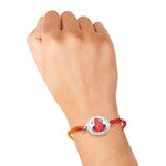 Load image into Gallery viewer, Taraash 925 Sterling Silver Ganeshji Printed Rakhi For Brother - Taraash