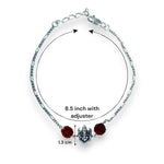 Load image into Gallery viewer, Taraash 925 Sterling Silver Ganpati Rakhi Gift For Brother - Taraash