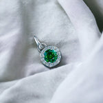 Load image into Gallery viewer, Taraash 925 Sterling Silver Green CZ Pendant For Women - Taraash