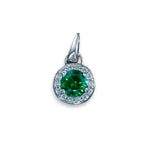 Load image into Gallery viewer, Taraash 925 Sterling Silver Green CZ Pendant Set For Women - Taraash