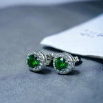 Load image into Gallery viewer, Taraash 925 Sterling Silver Green Cz Stud Earring For Women - Taraash