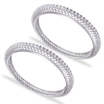 Load image into Gallery viewer, Taraash 925 Sterling Silver Hear Design CZ Bangle For Women - Taraash