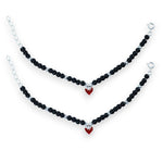 Load image into Gallery viewer, Taraash 925 Sterling Silver Heart Anklet For Babies - Taraash