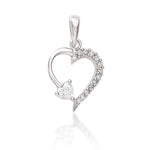 Load image into Gallery viewer, Taraash 925 Sterling Silver Heart Combo Pendant With Chain For Women COMBO PDCH 156 - Taraash