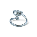 Load image into Gallery viewer, Taraash 925 Sterling Silver Heart Finger Ring For Women - Taraash