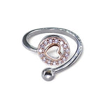Load image into Gallery viewer, Taraash 925 Sterling Silver Heart Finger Ring For Women - Taraash