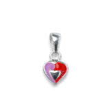 Taraash 925 Sterling Silver Heart Pendant Set For Kids - Taraash