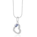 Load image into Gallery viewer, Taraash 925 Sterling Silver Heart Shape Combo Pendant With Chain For Women COMBO PDCH 163 - Taraash