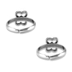 Load image into Gallery viewer, Taraash 925 Sterling Silver Heart Toe Ring For Women | Antique Bichiya - Taraash