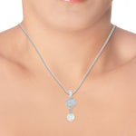 Load image into Gallery viewer, Taraash 925 Sterling Silver Heart With Pearl Combo Pendant With Chain For Women COMBO PDCH 175 - Taraash