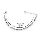 Taraash 925 Sterling Silver Interlink Bracelet For Women - Taraash