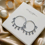 Load image into Gallery viewer, Taraash 925 Sterling Silver Jhumki Style Hoop Earrings For Women - Taraash