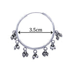 Load image into Gallery viewer, Taraash 925 Sterling Silver Jhumki Style Hoop Earrings For Women - Taraash