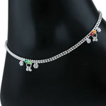 Load image into Gallery viewer, Taraash 925 Sterling Silver Leaf CZ Anklets For Women - Taraash