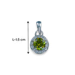 Load image into Gallery viewer, Taraash 925 Sterling Silver Mehandi CZ Pendant Chain For Women - Taraash