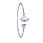 Load image into Gallery viewer, Taraash 925 Sterling Silver Mother Of Pearl Bangle For Women - Taraash