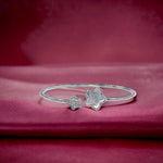 Load image into Gallery viewer, Taraash 925 Sterling Silver Mother Of Pearl Star Bangle For Women - Taraash