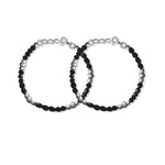 Load image into Gallery viewer, Taraash 925 Sterling Silver Nazariya Bracelet For New Born Baby Set of Two BR1844S-1 - Taraash