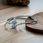 Load image into Gallery viewer, Taraash 925 Sterling Silver Openable Kada Bangle For Women - Taraash