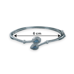 Load image into Gallery viewer, Taraash 925 Sterling Silver Openable Kada Bangle For Women - Taraash