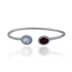 Load image into Gallery viewer, Taraash 925 Sterling Silver Oval Shape Bangle For Women - Taraash
