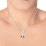 Load image into Gallery viewer, Taraash 925 Sterling Silver Peacock Combo Pendant With Chain For Women COMBO PDCH 161 - Taraash