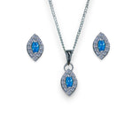 Load image into Gallery viewer, Taraash 925 Sterling Silver Pear CZ Jewellery Sets For Women - Taraash