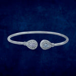 Load image into Gallery viewer, Taraash 925 Sterling Silver Pear Drop Bangle For Women - Taraash