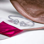Load image into Gallery viewer, Taraash 925 Sterling Silver Pear Drop Bangle For Women - Taraash
