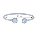 Load image into Gallery viewer, Taraash 925 Sterling Silver Pear Drop Bangle For Women - Taraash