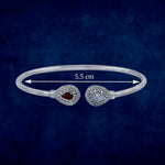 Load image into Gallery viewer, Taraash 925 Sterling Silver Pear Drop Bangle For Women - Taraash
