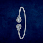Load image into Gallery viewer, Taraash 925 Sterling Silver Pear Drop Bangle For Women - Taraash