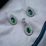 Load image into Gallery viewer, Taraash 925 Sterling Silver Pear Drop CZ Jewellery Sets For Women - Taraash